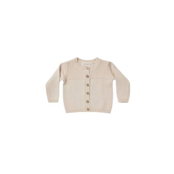 Quincy Mae Knit Cardigan in Natural main image 1